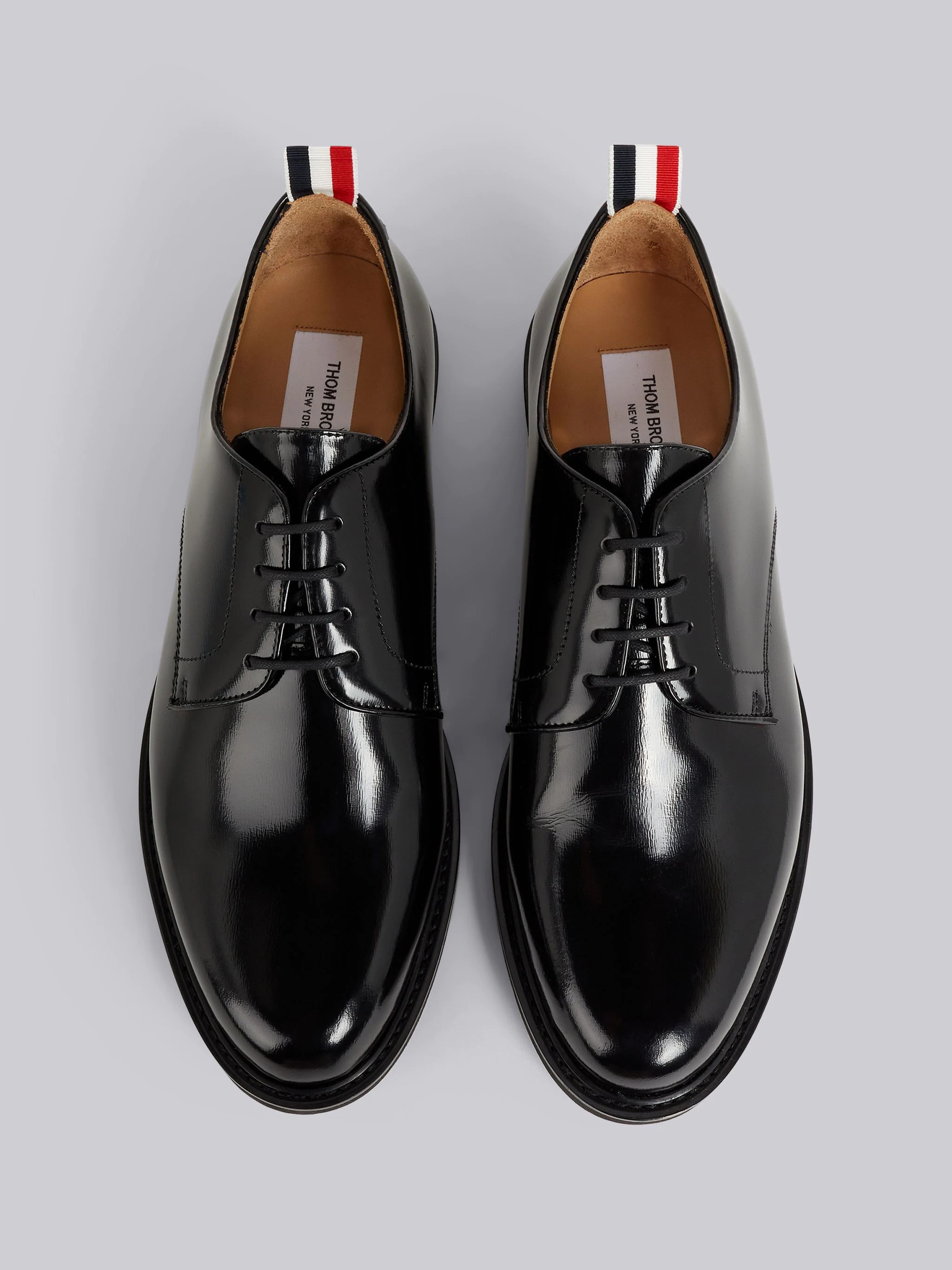 Black Shiny Calfskin Uniform Shoe - 4