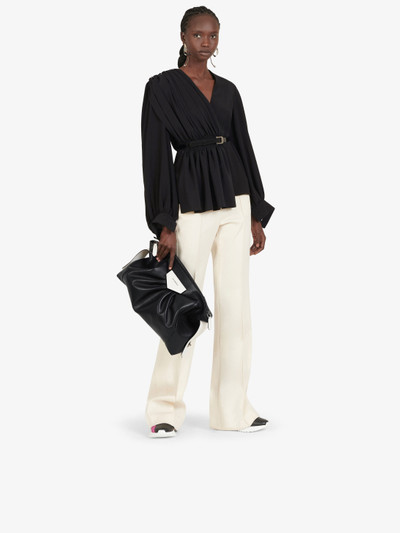 Givenchy Asymetrical blouse with gathered panel outlook