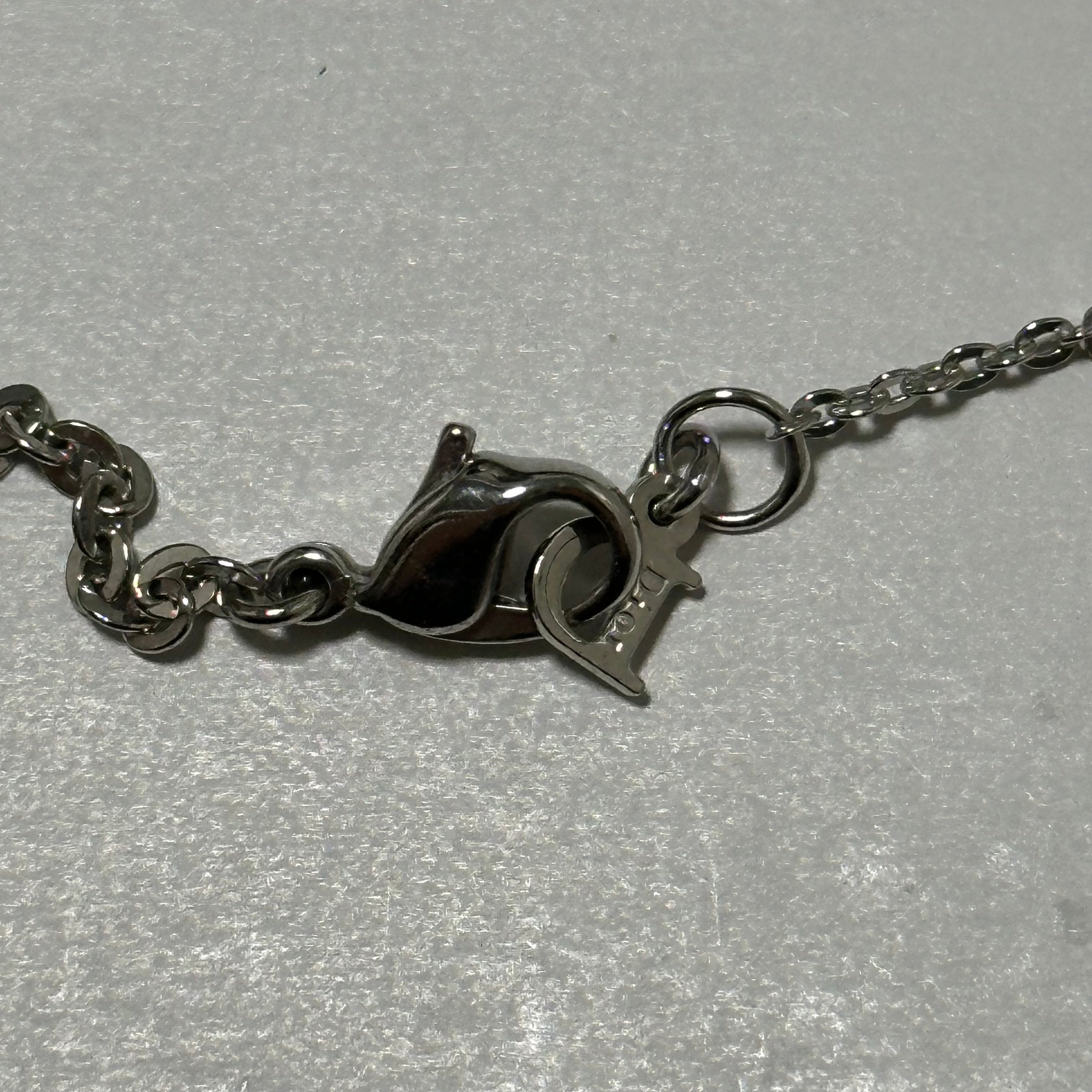 CHRISTIAN DIOR Vintage Heart Sequin Necklace - 4