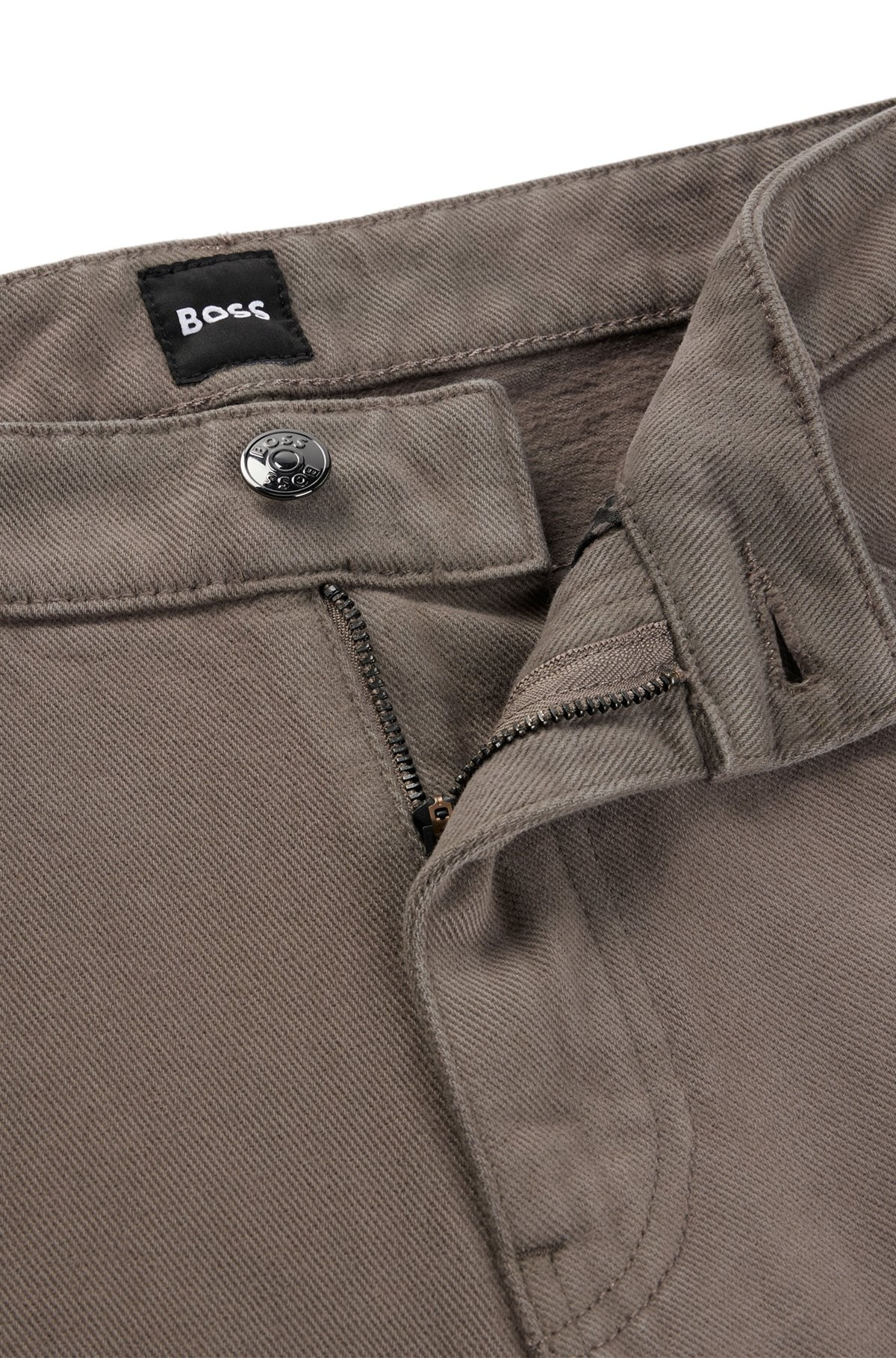 BAGGY-FIT JEANS IN BEIGE ITALIAN DENIM - 6