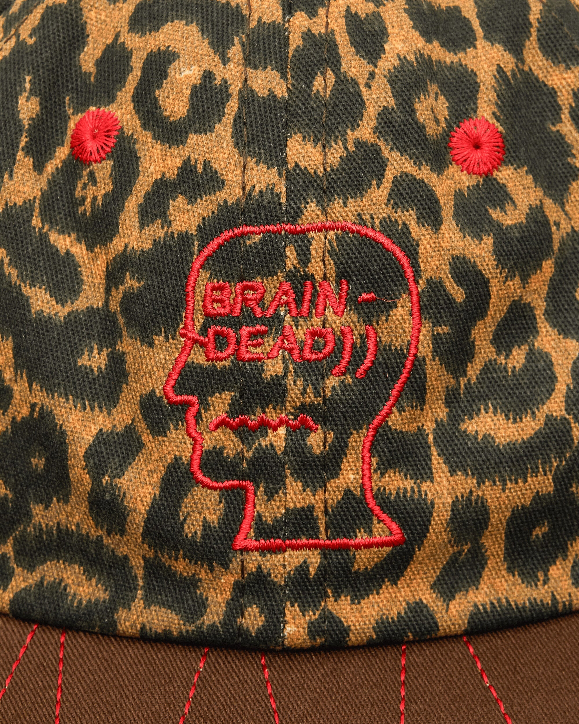 Logohead Long Brim Hat Leopard - 6
