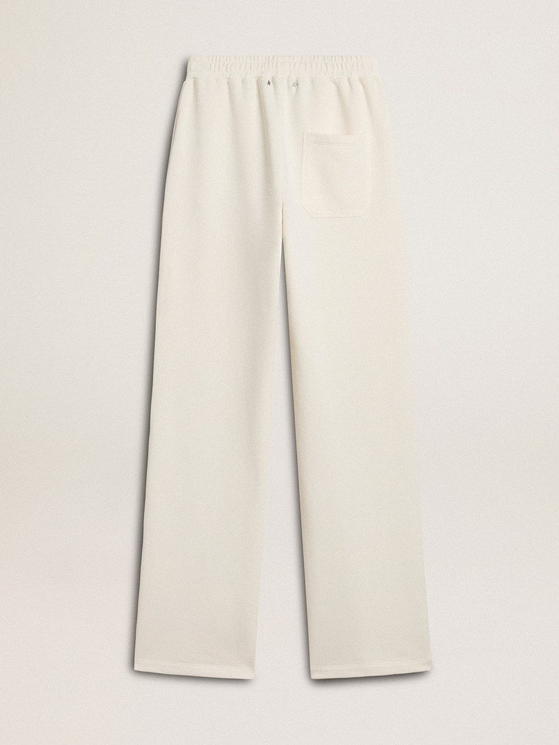 Golden Goose Women’s white cotton joggers outlook