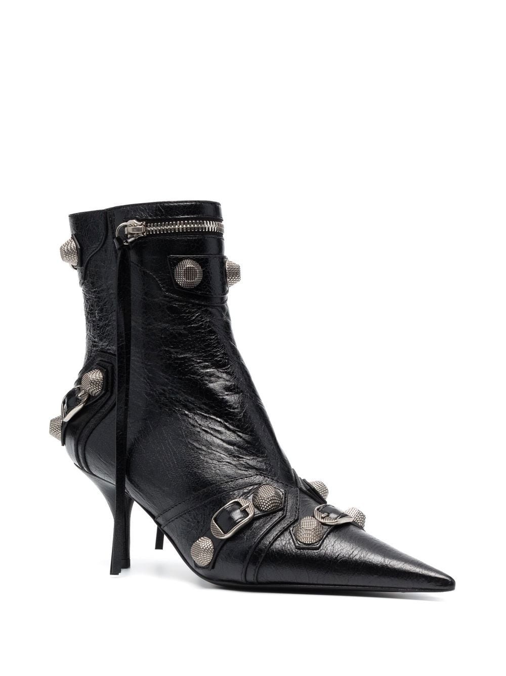Cagole buckle-detail 70mm ankle boots - 2