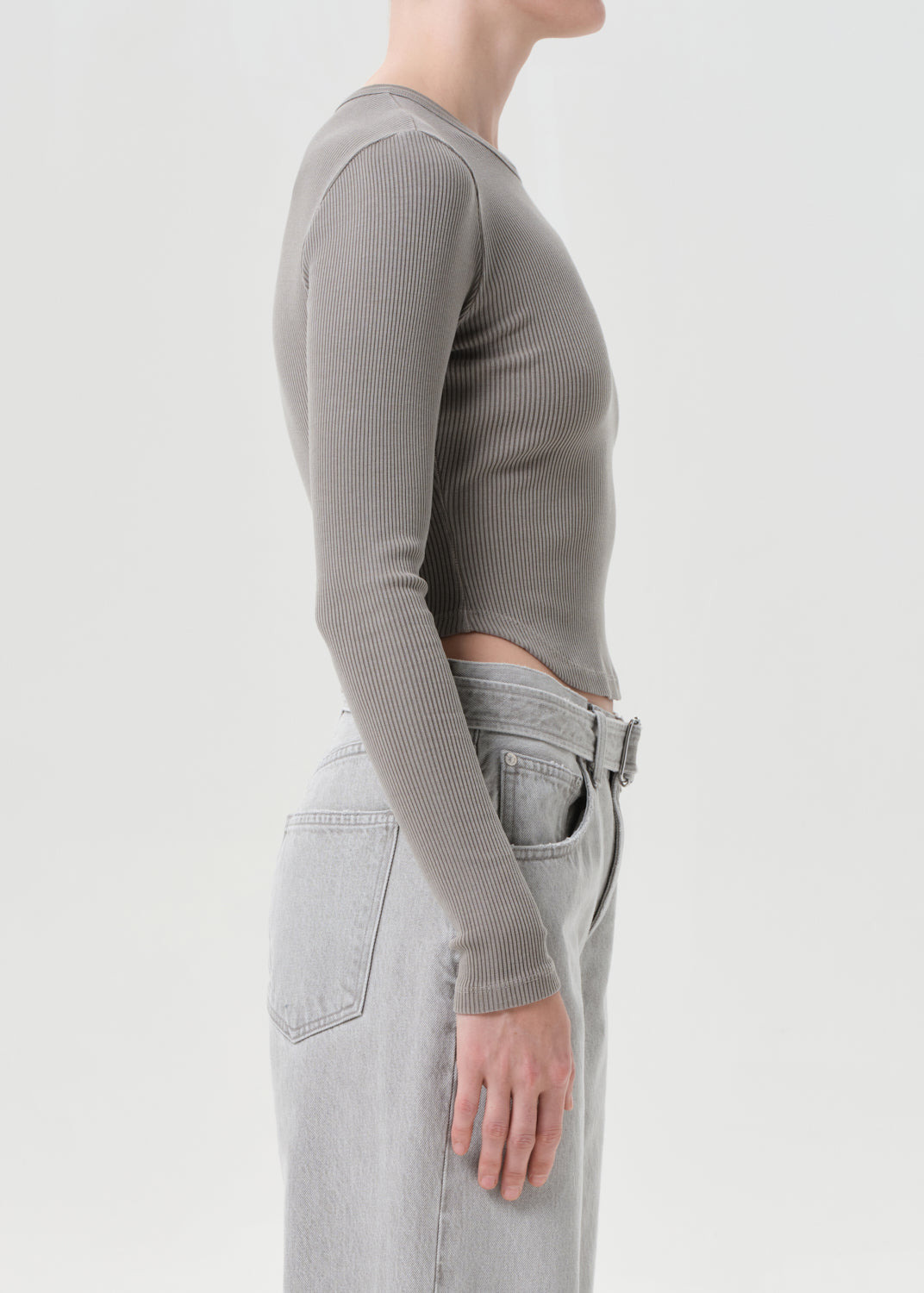 NEEMA TEE IN DRAB - 3