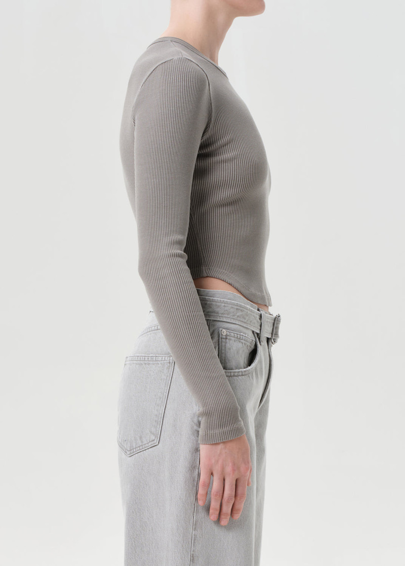 NEEMA TEE IN DRAB 3
