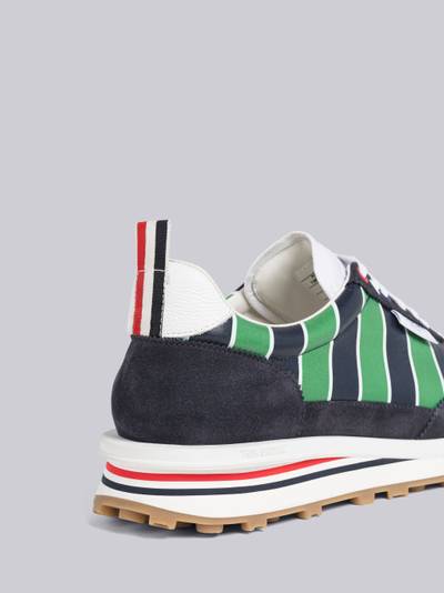 Thom Browne Awning Stripe Shiny Tech Runner outlook