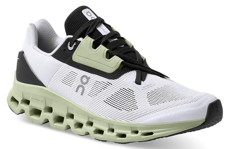 (WMNS) On Running Cloudstratus 'White Black Green' 39.98997 - 4