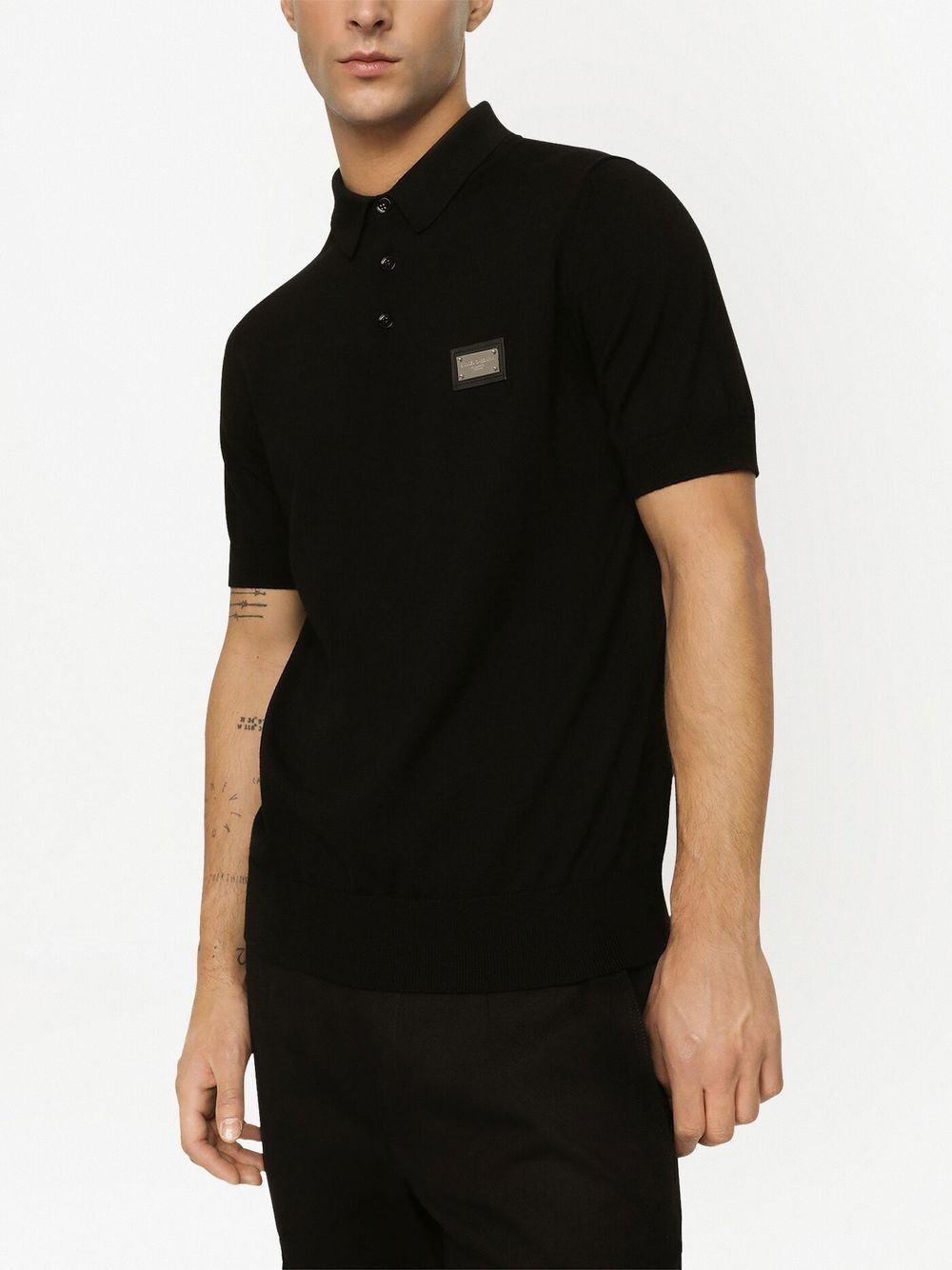 DG Essentials wool polo shirt - 5