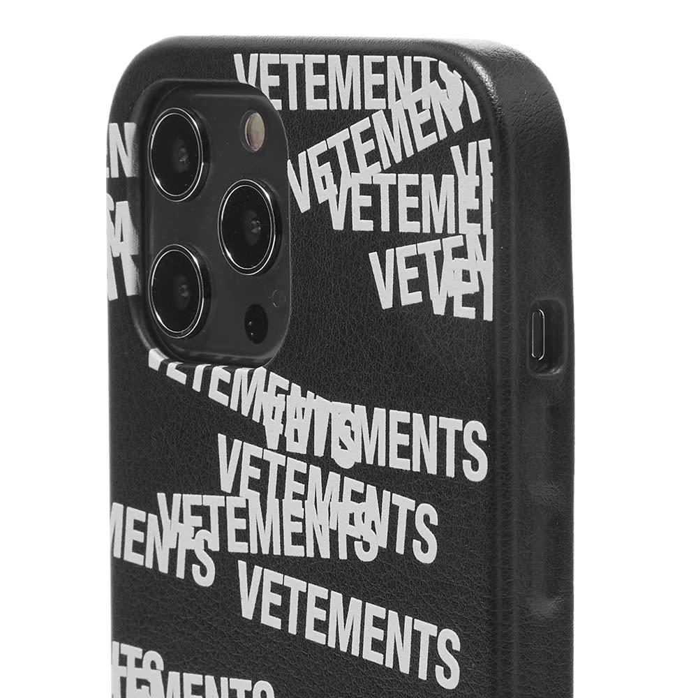 VETEMENTS Stamped Logo iPhone 12 Pro Max Case - 2