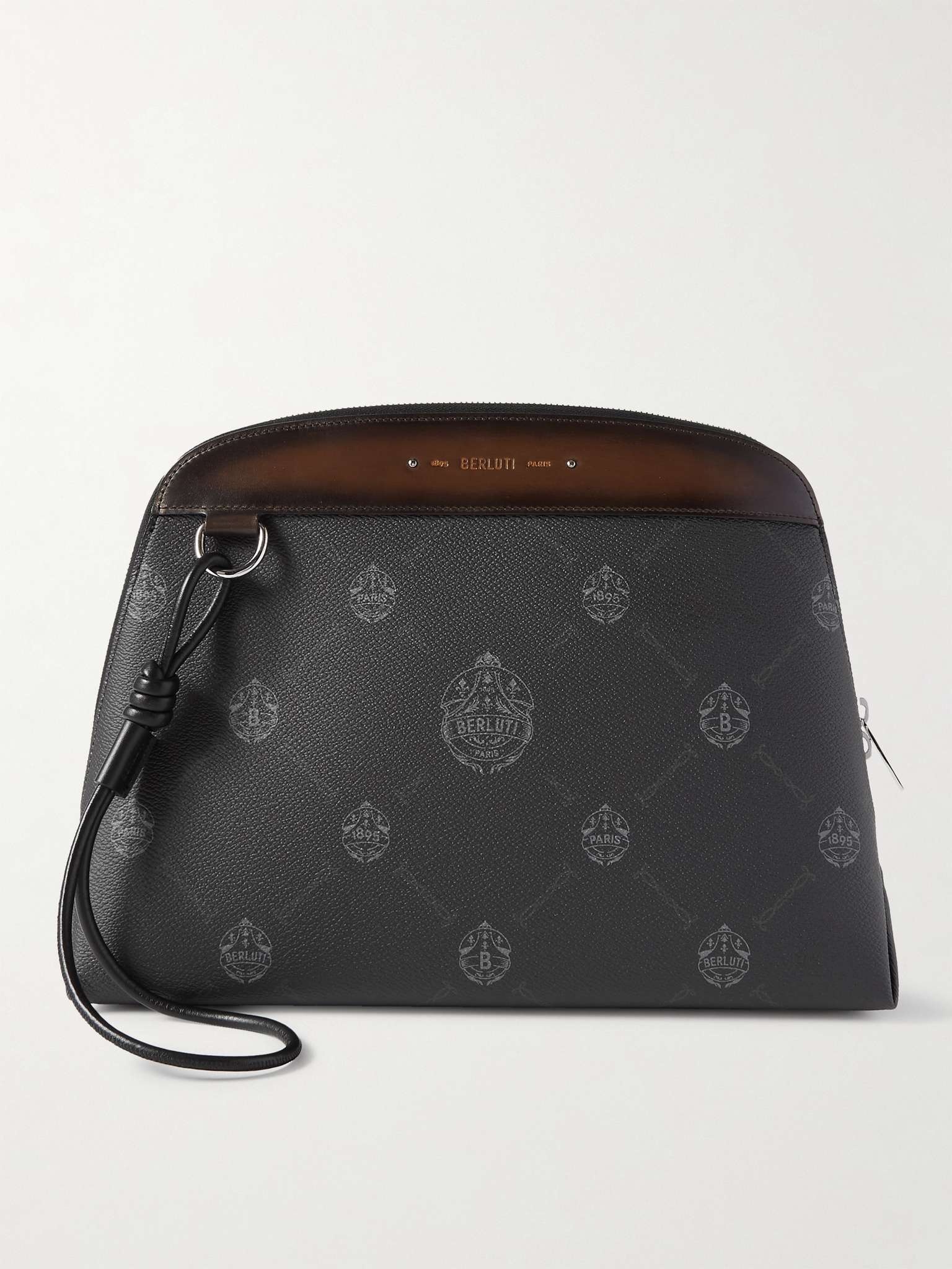 Signature Canvas and Leather Pouch - 1