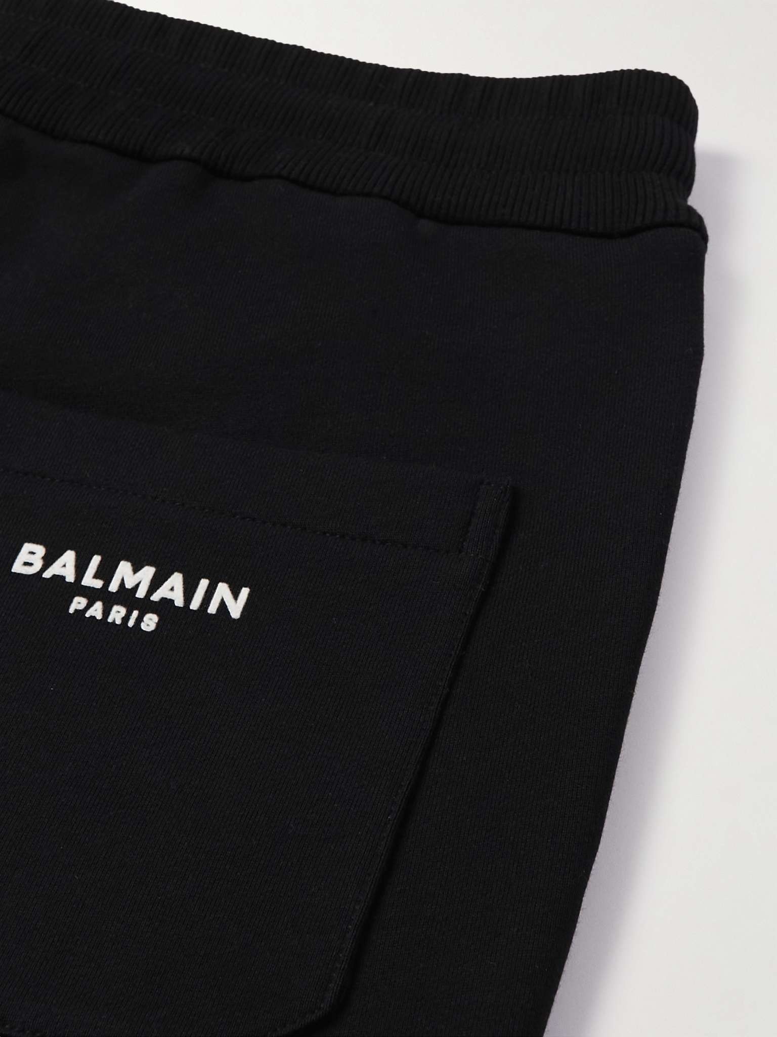Straight-Leg Logo-Print Cotton-Jersey Sweatpants - 7