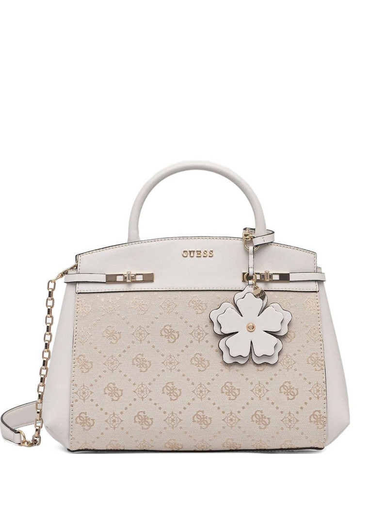 Melinda flower-charm tote bag 1