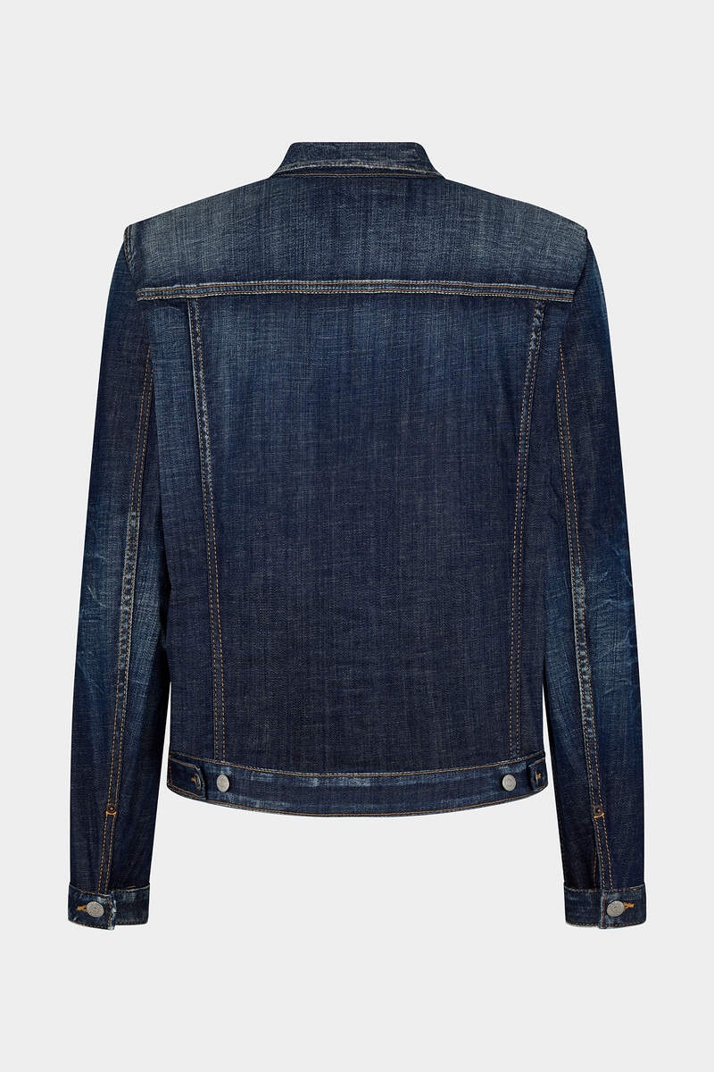 DARK CLEAN WASH DAN DENIM JACKET - 2