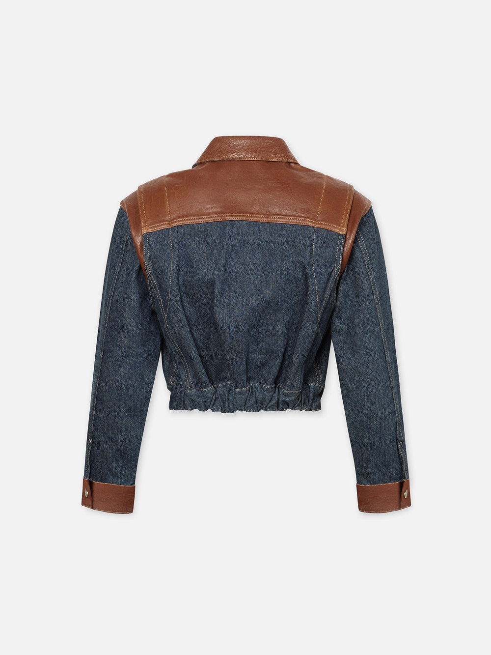 Atelier Denim & Leather Bomber in Arlow - 4