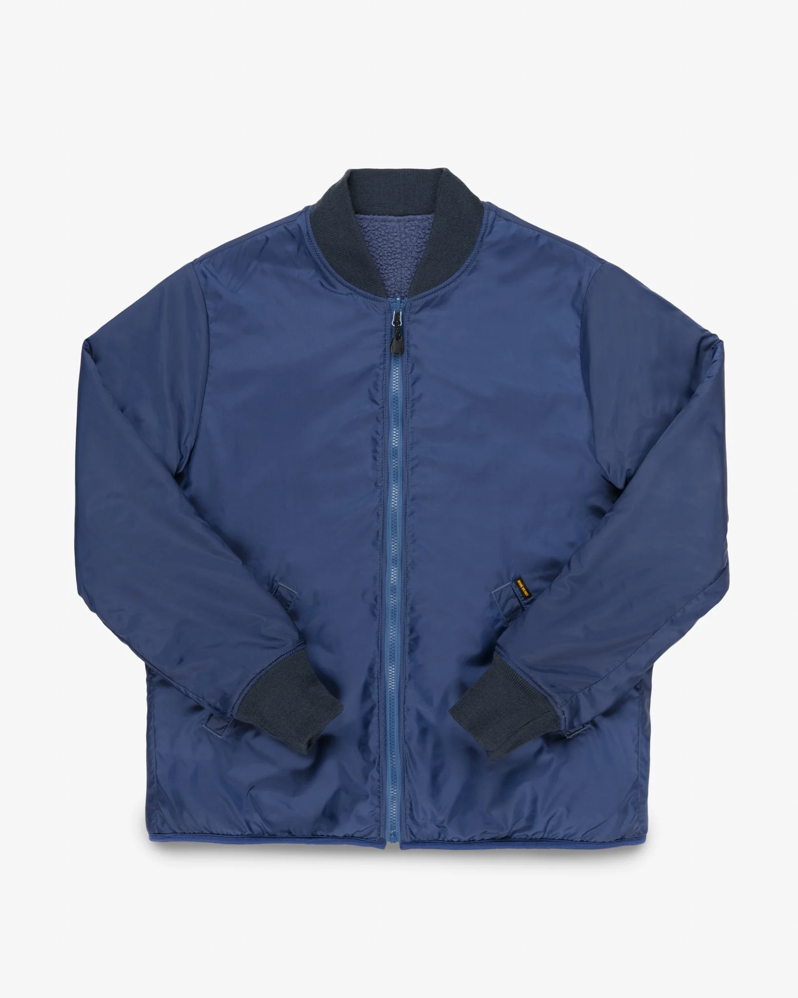 REVERSIBLE FLEECE JACKET - NAVY - 1