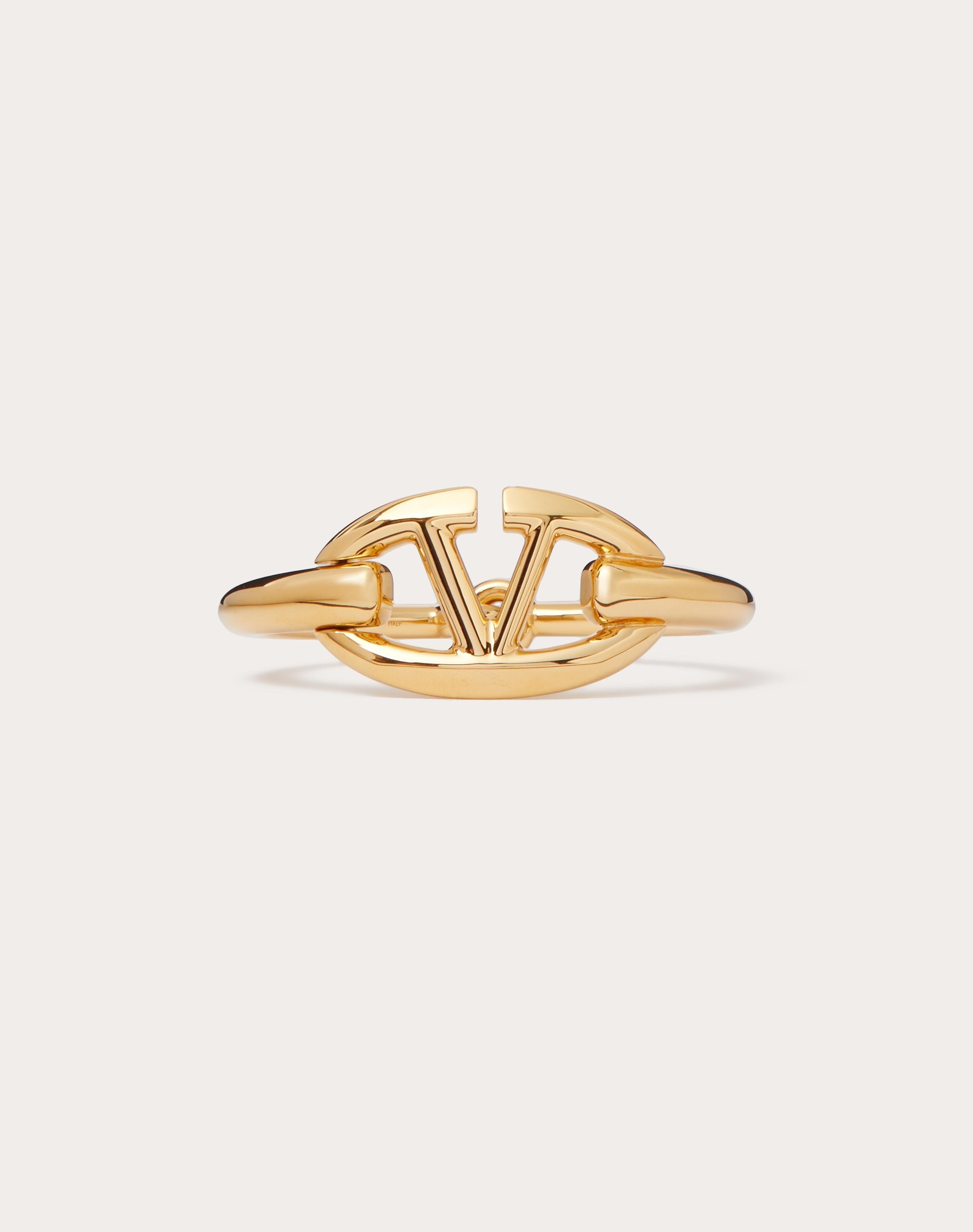 VLOGO METAL SIGNATURE BANGLE - 1