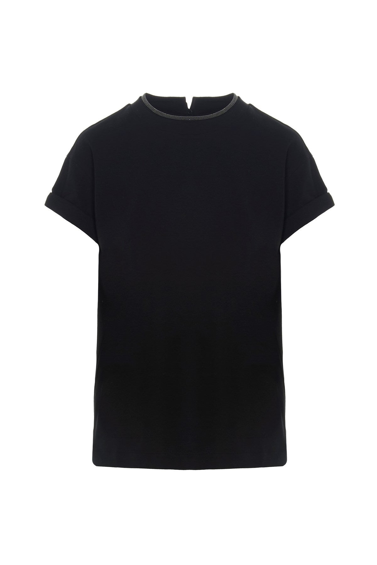 Brunello Cucinelli Women Monile Crew-Neck T-Shirt - 1