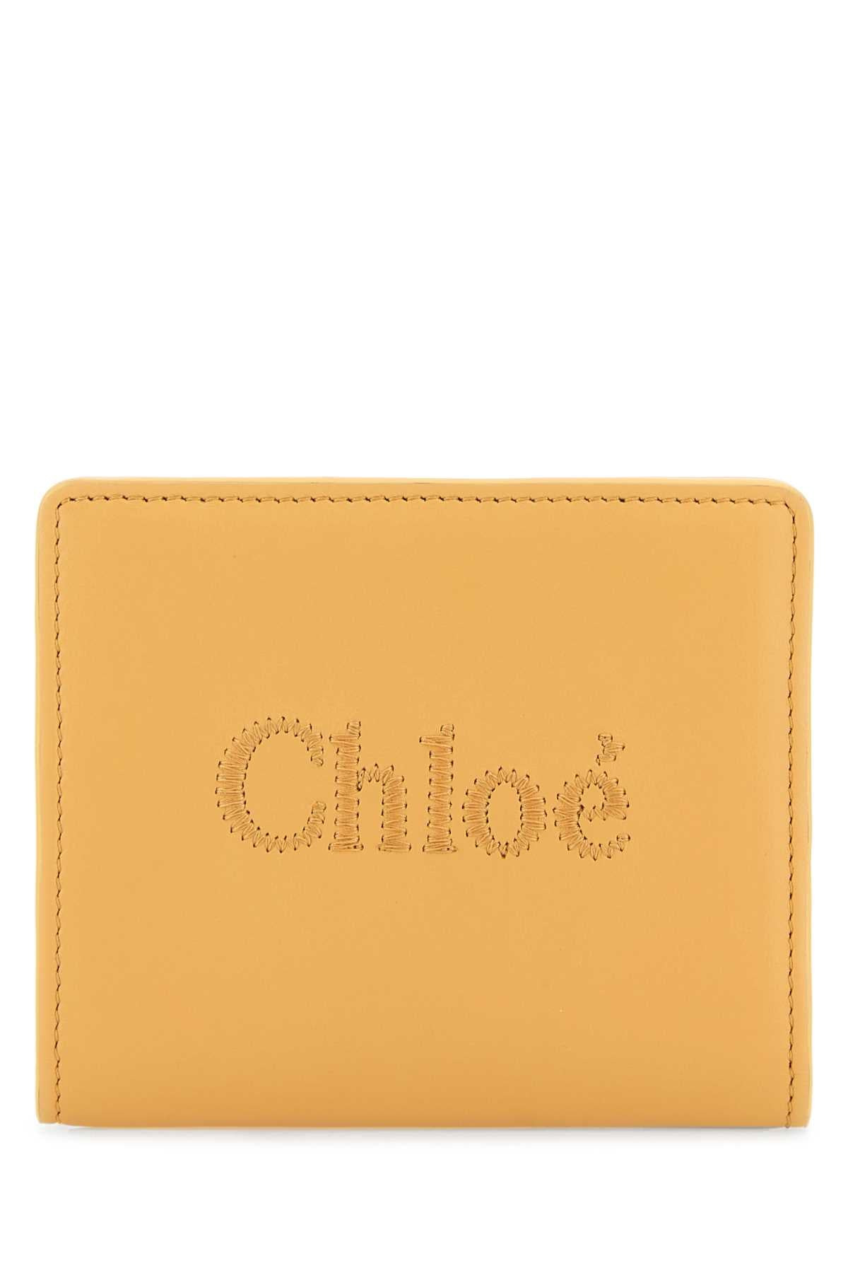 Chloe Women Peach Leather Wallet - 1
