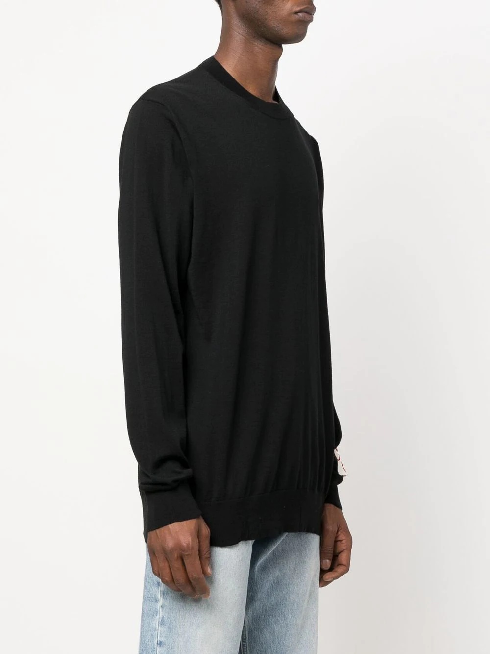 crew-neck virgin wool jumper - 3
