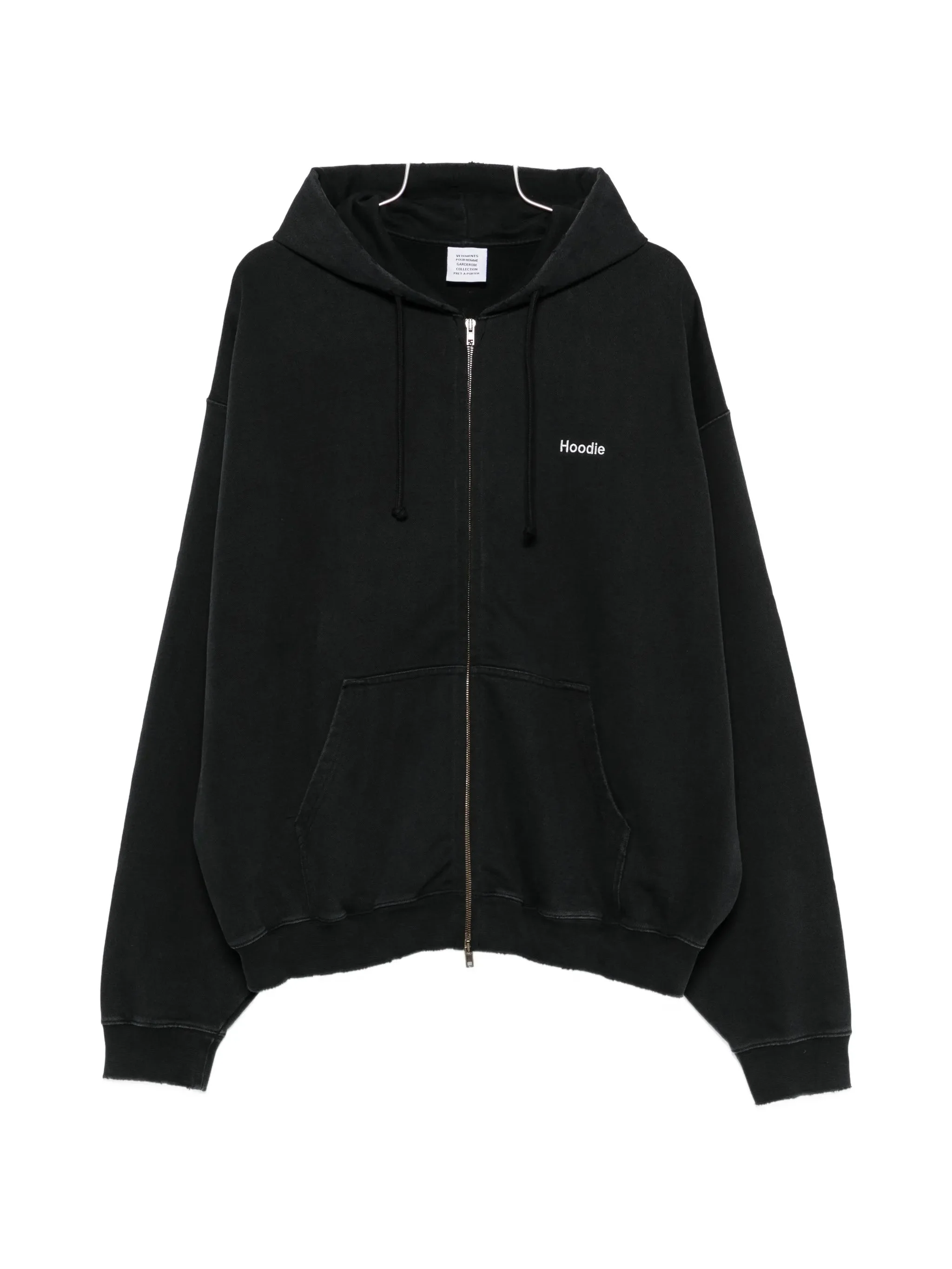 Vetements Logo-print Zip-up Hoodie - 1