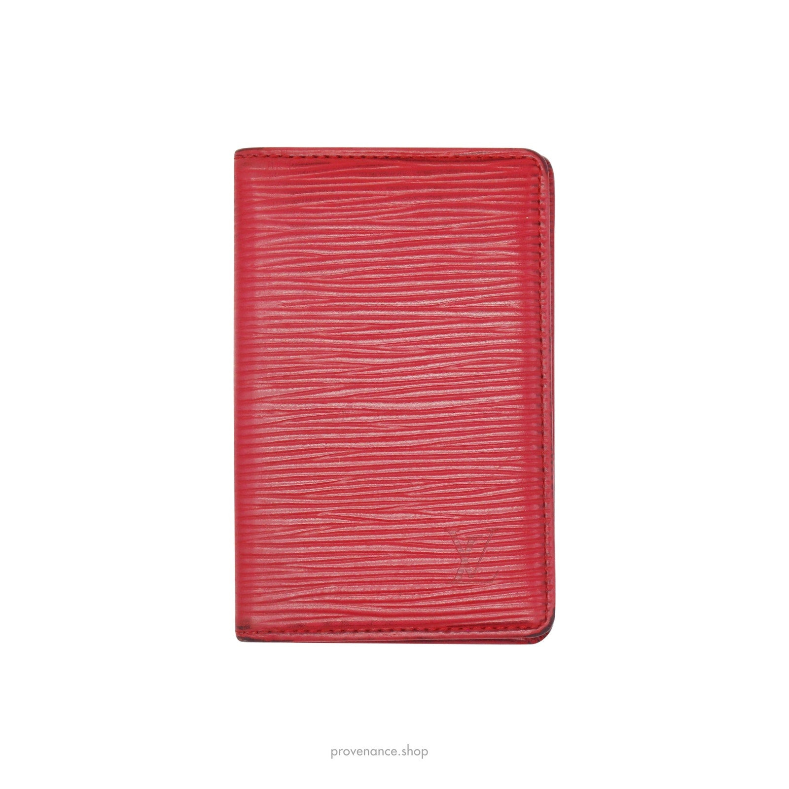 Louis Vuitton Pocket Organizer Wallet - Red Epi Leather - 2
