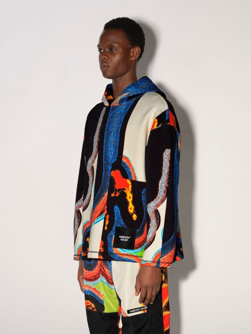 모든 OVER PRINTED PRINTED HOODIE 6