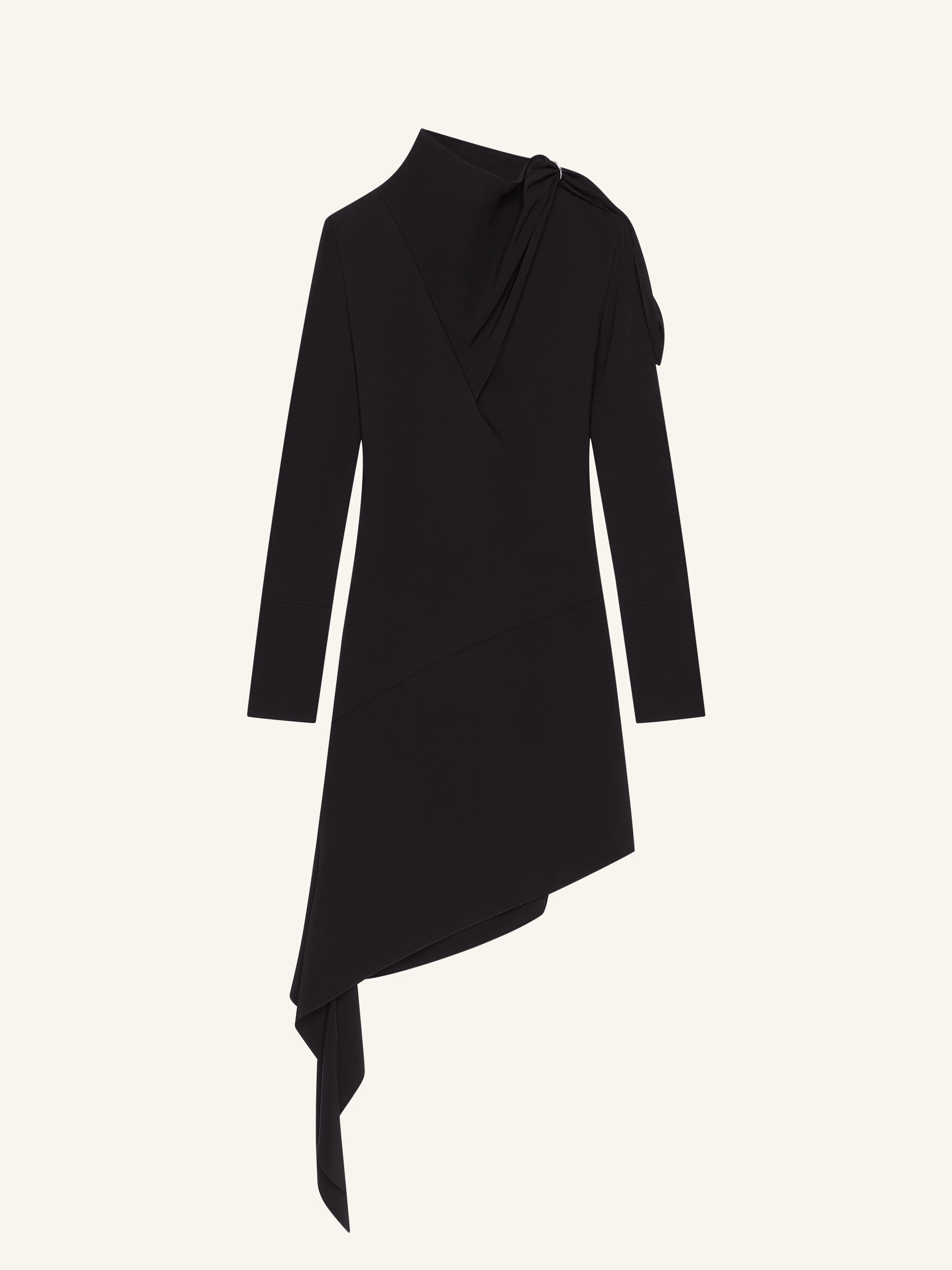 SCARF SATIN DRESS - 1