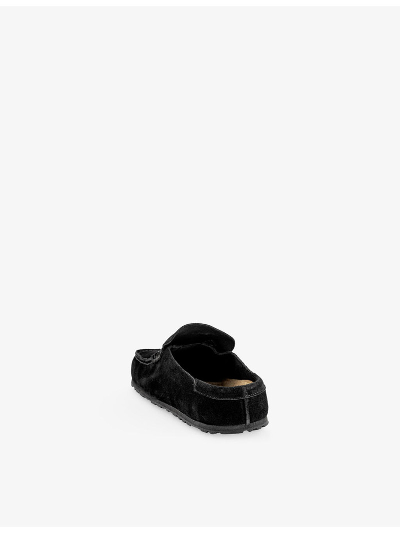 BIRKENSTOCK Naples Wrapped Suede Clogs outlook