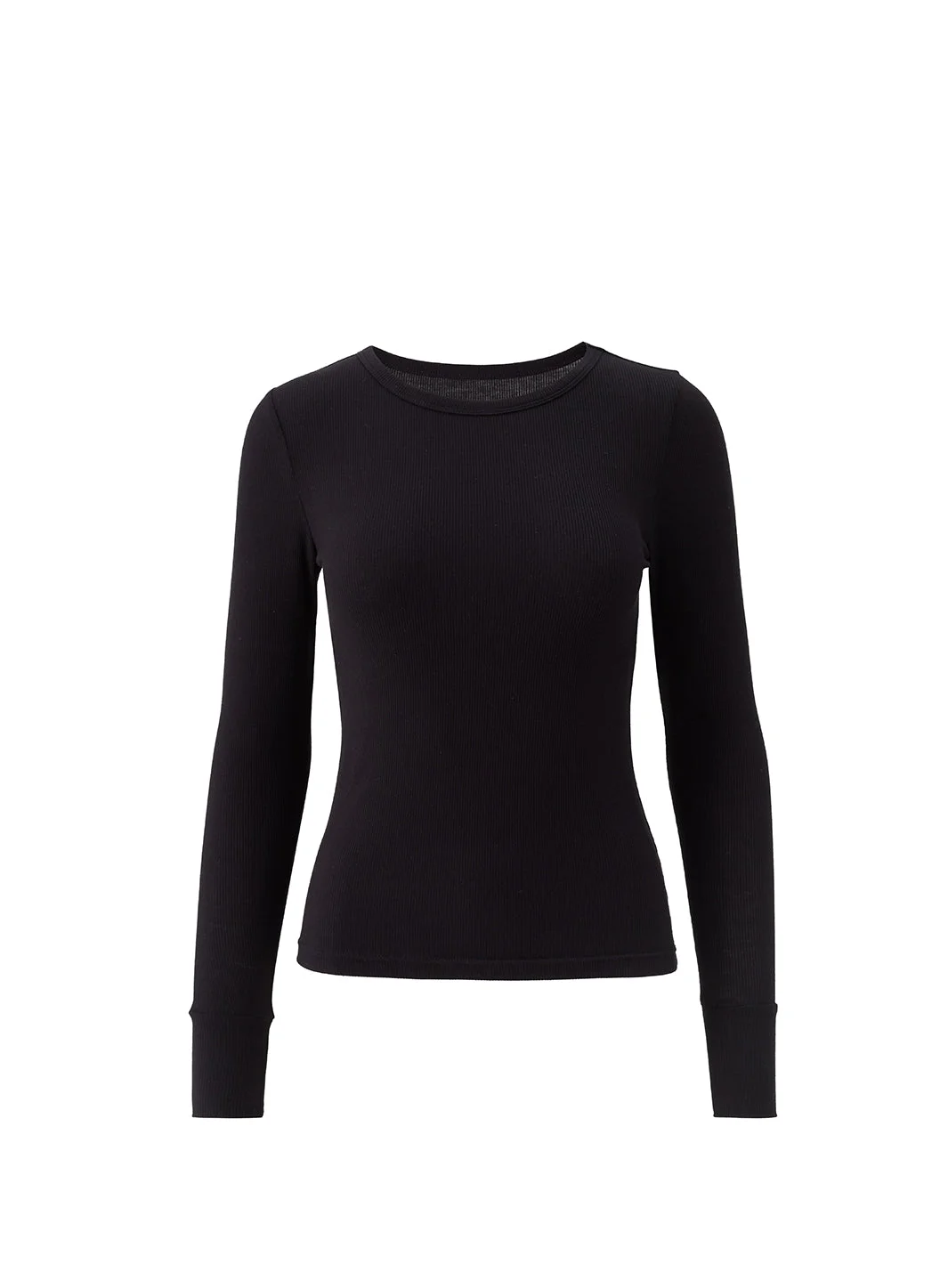 EXCLUSIVE CHARLIE BLACK LONG SLEEVE TOP - 1