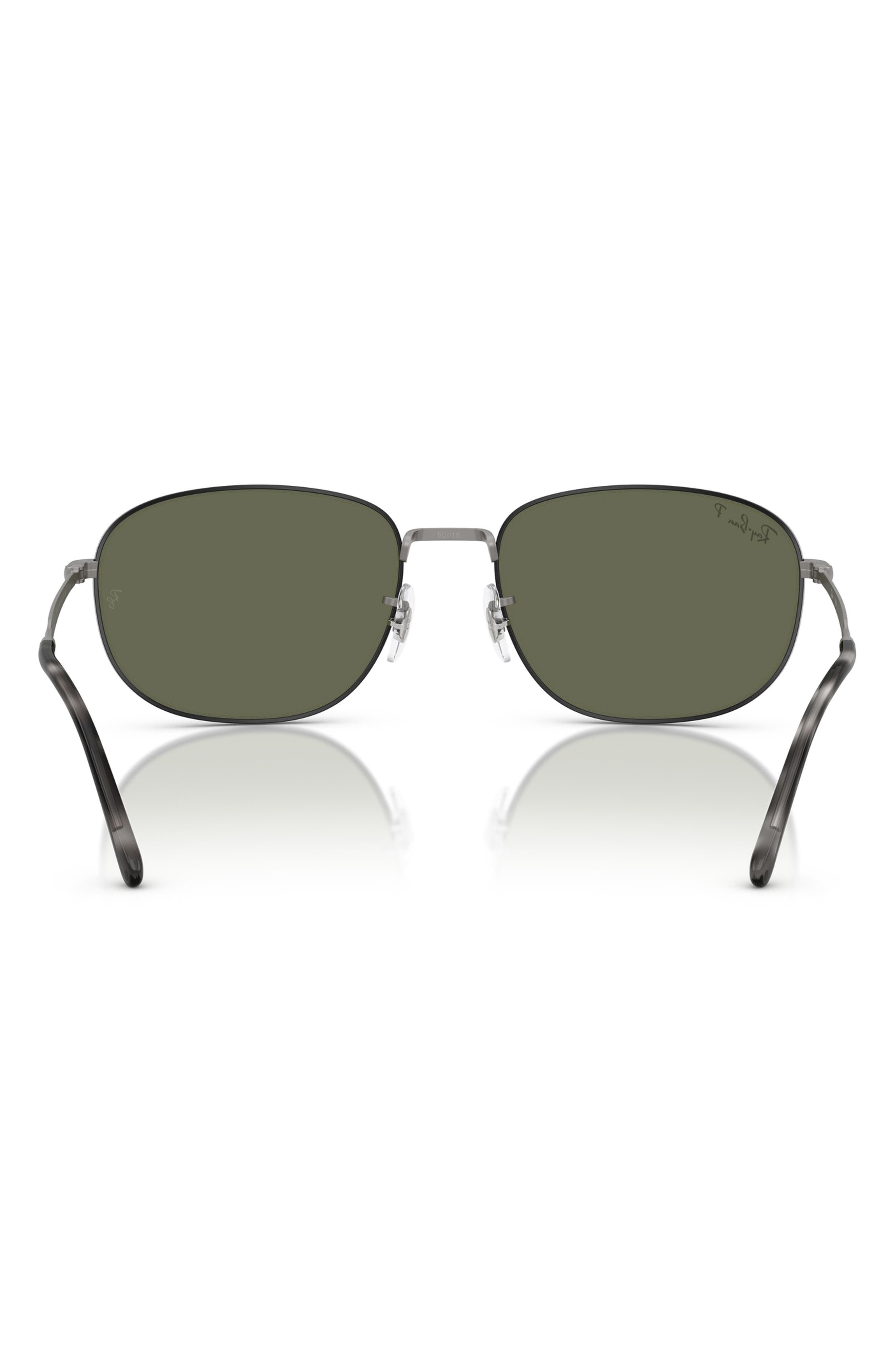Ray-Ban 60mm Pillow Polarized Sunglasses in Gunmetal at Nordstrom - 5