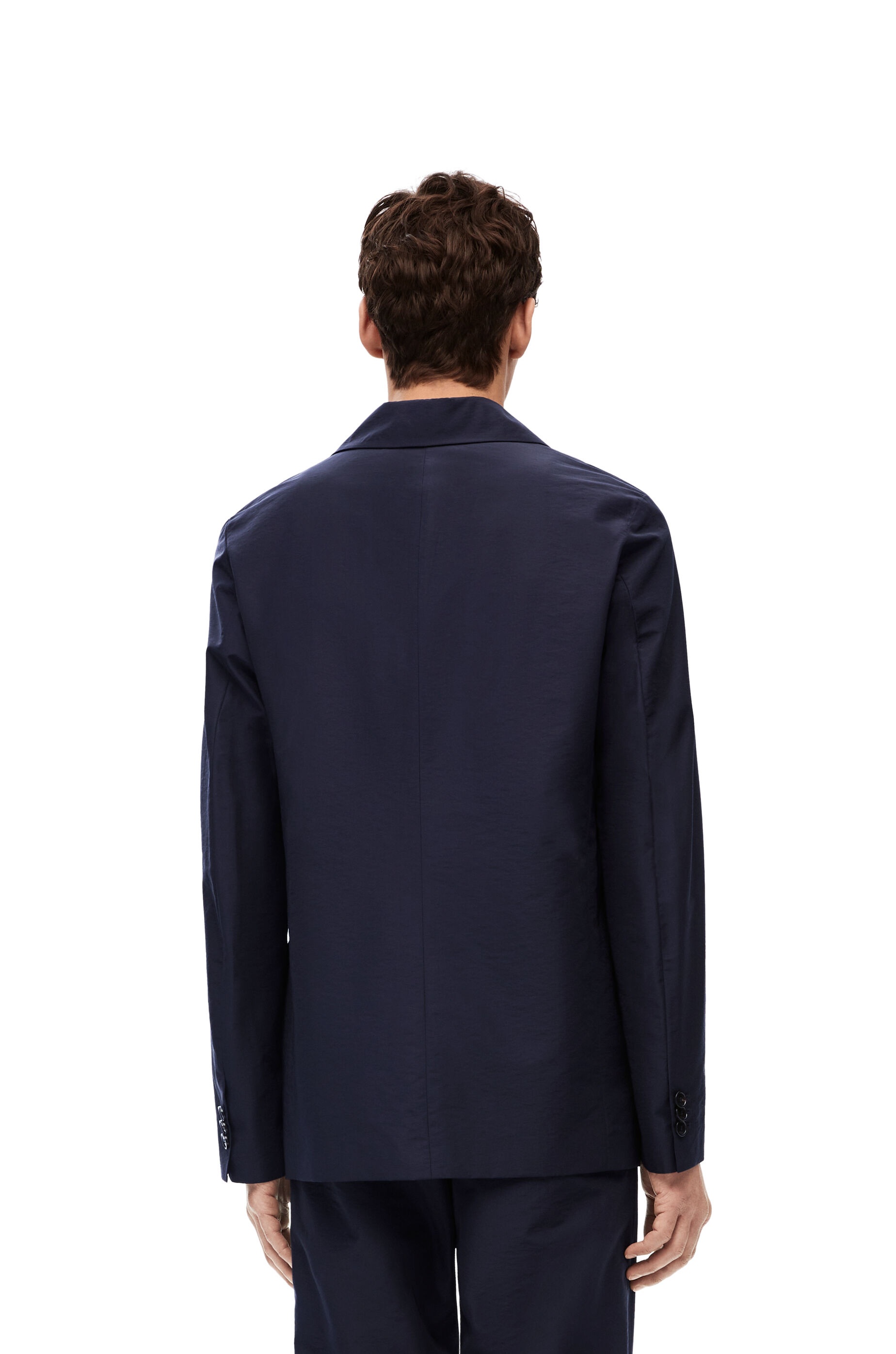 Double-breasted jacket in technical wool - 4