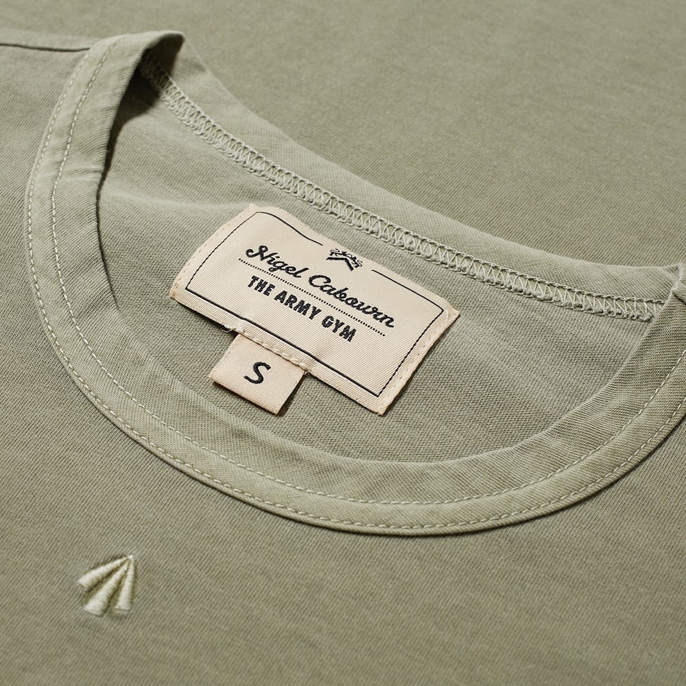 Nigel Cabourn Long Sleeve Embroidered Arrow Tee - 2