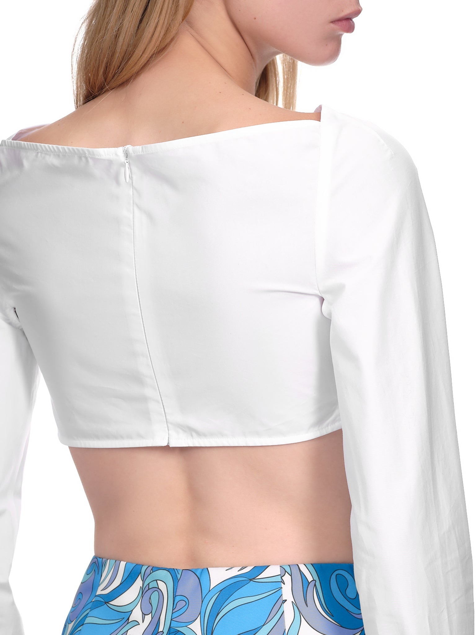 Cropped Draped Top - 5