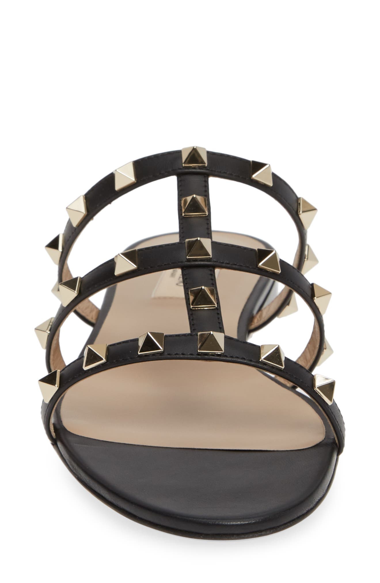 Valentino Garavani Rockstud Slide Sandal in 0No Nero at Nordstrom - 8