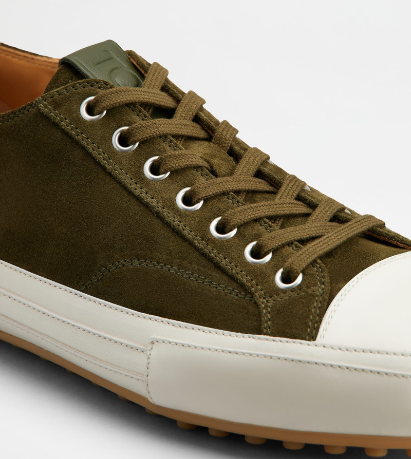 SNEAKERS IN SUEDE - GREEN 8