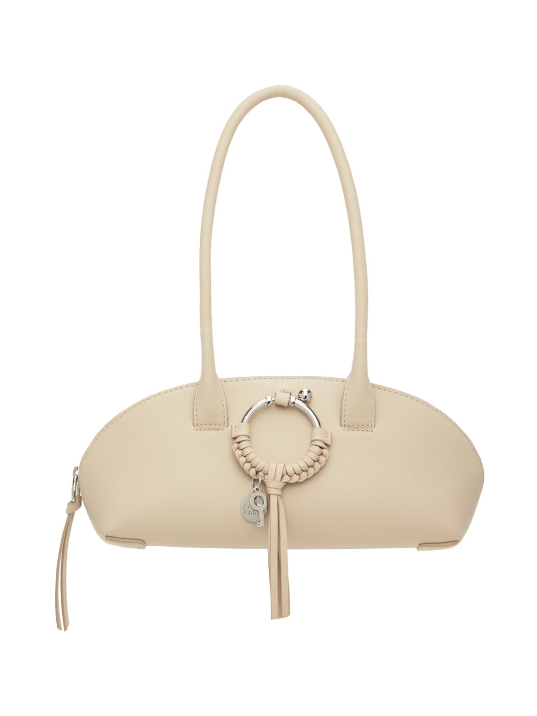 Beige Joan Top Handle Bag - 1