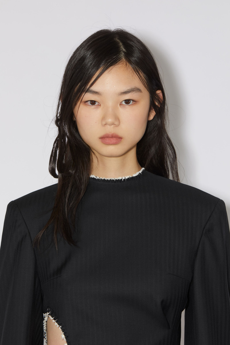 Tailored wool dress - Black 6