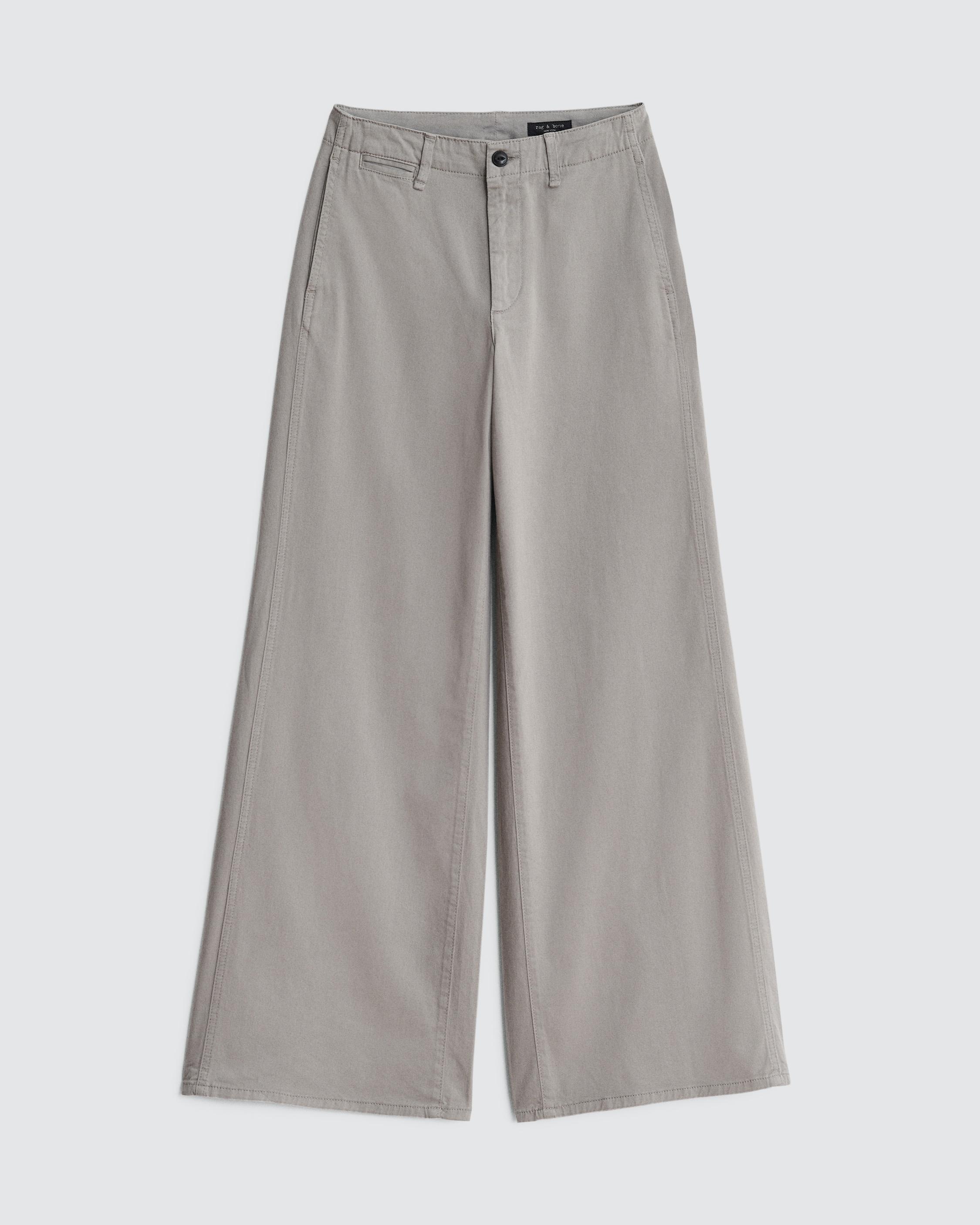 Sofie Wide Leg Cotton Chino