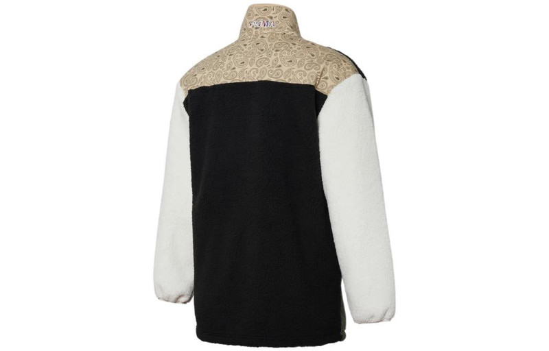 PUMA PUMA Cuff Stand Collar Casual Jacket 'Black Green White Tan' 534984-56 outlook