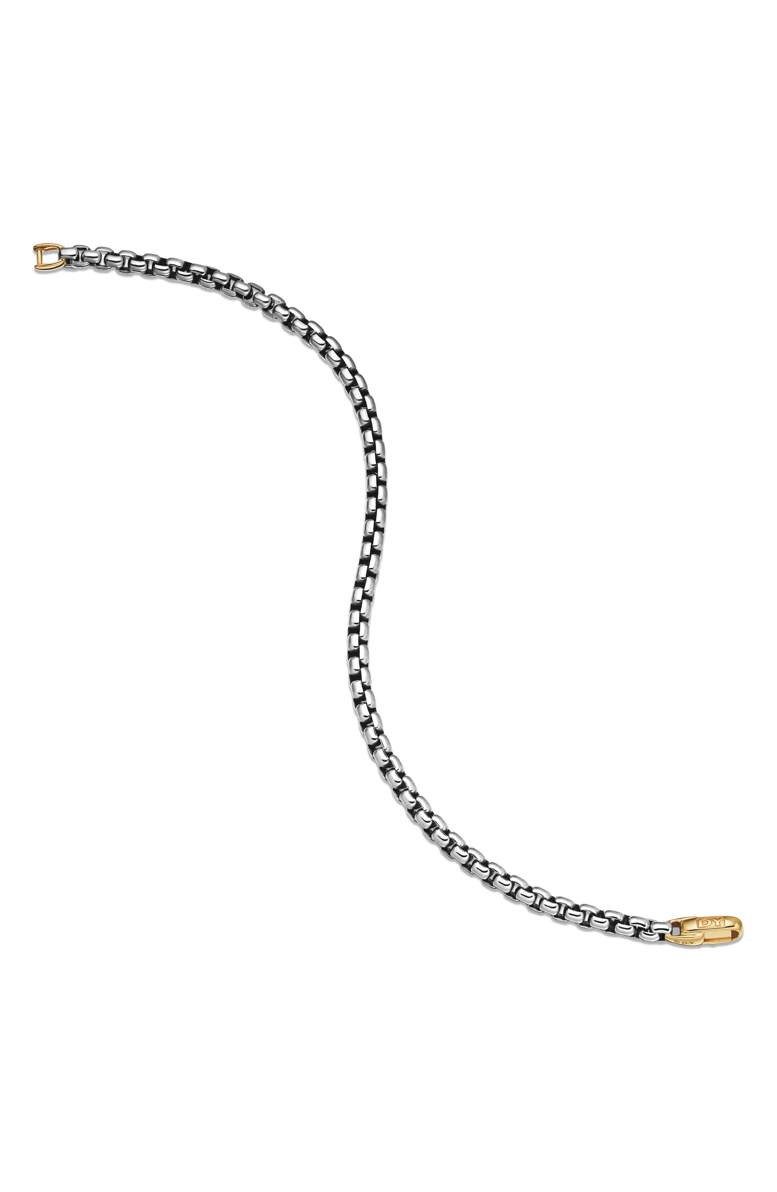 David Yurman Bel Aire Collection® Sterling Silver Bracelet with 14K Yellow Gold, 4mm in Silver/Gold  - 5