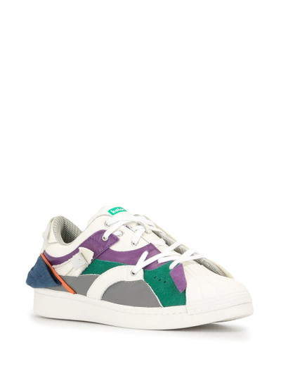 Kolor patchwork panel sneakers outlook