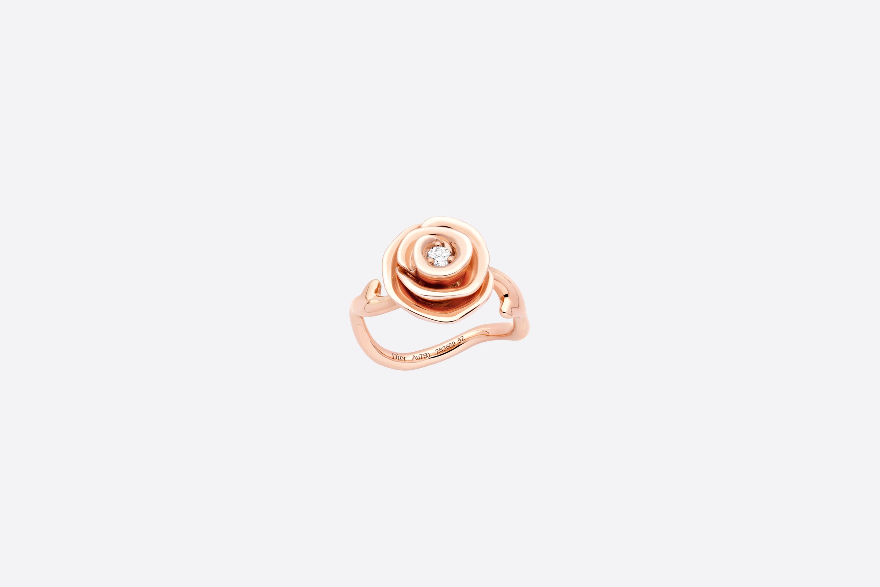 Large Rose Dior Couture Ring - 1