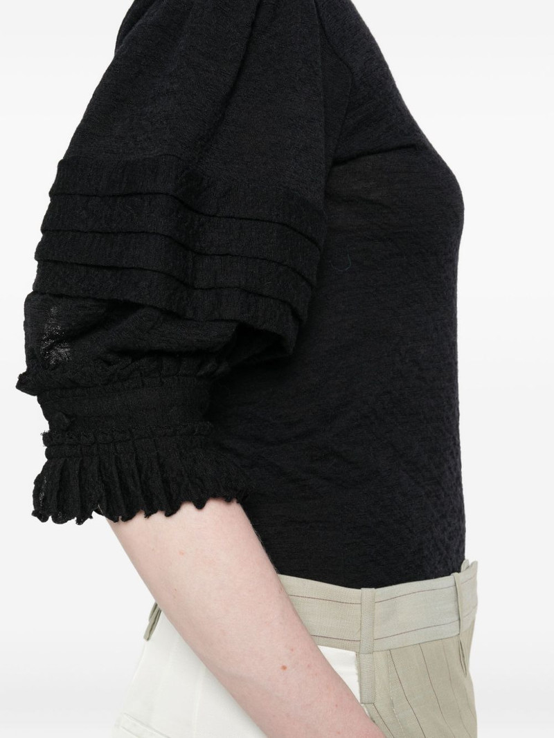 pleated-sleeve top 5