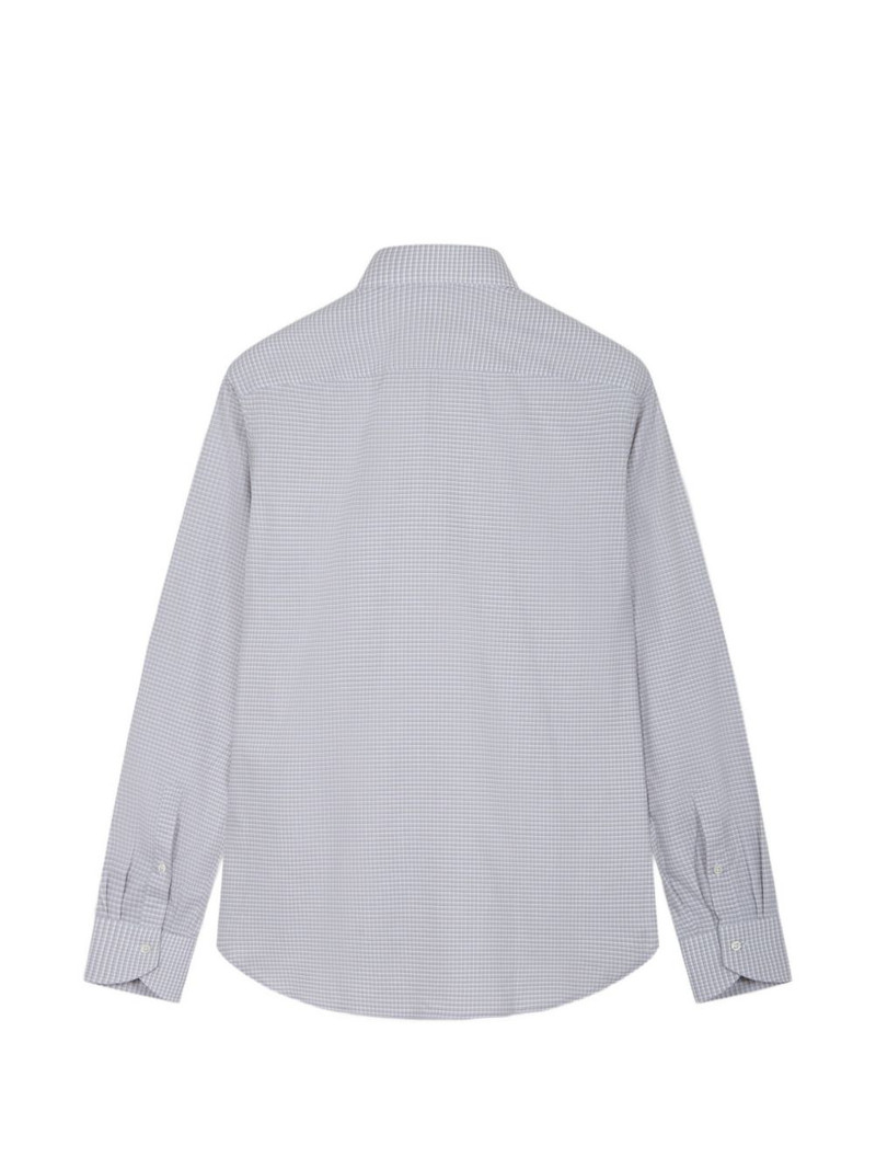 Canali patterned cotton shirt outlook