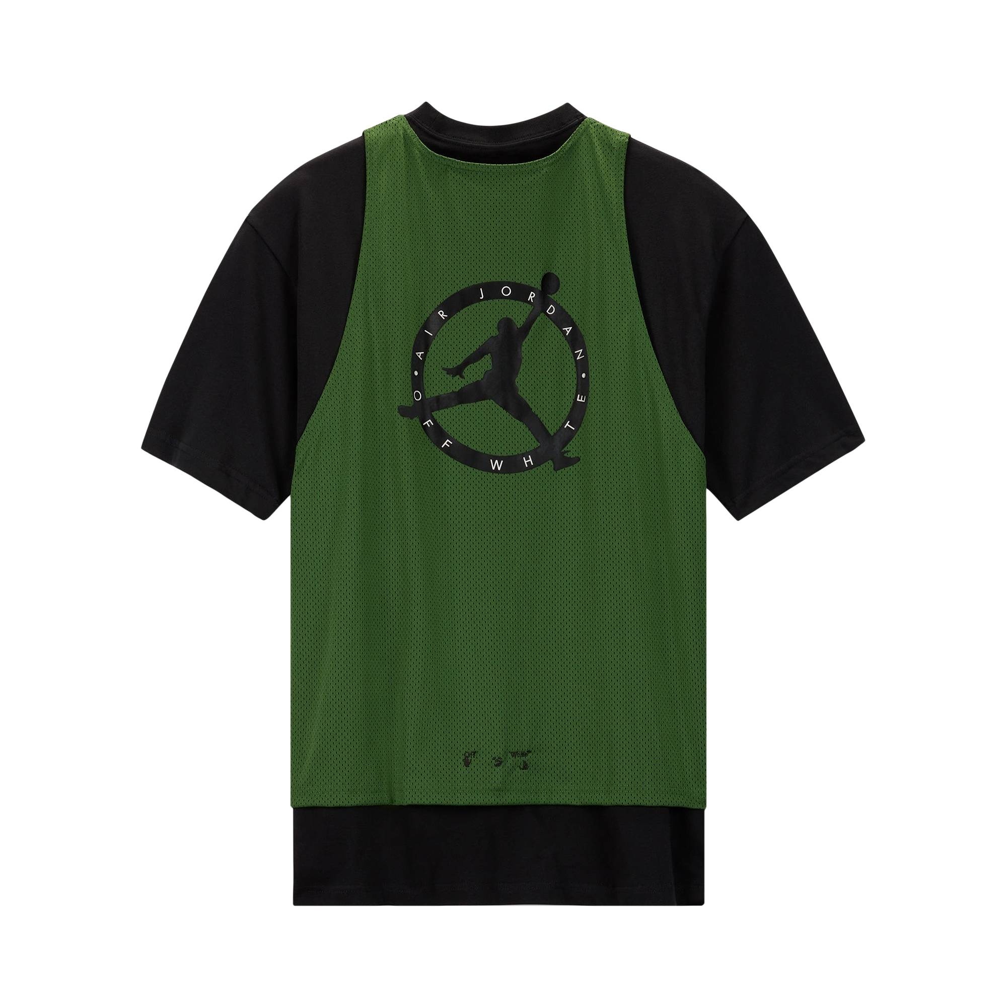 Air Jordan x Off-White Short-Sleeve Top 'Forest Green' - 2