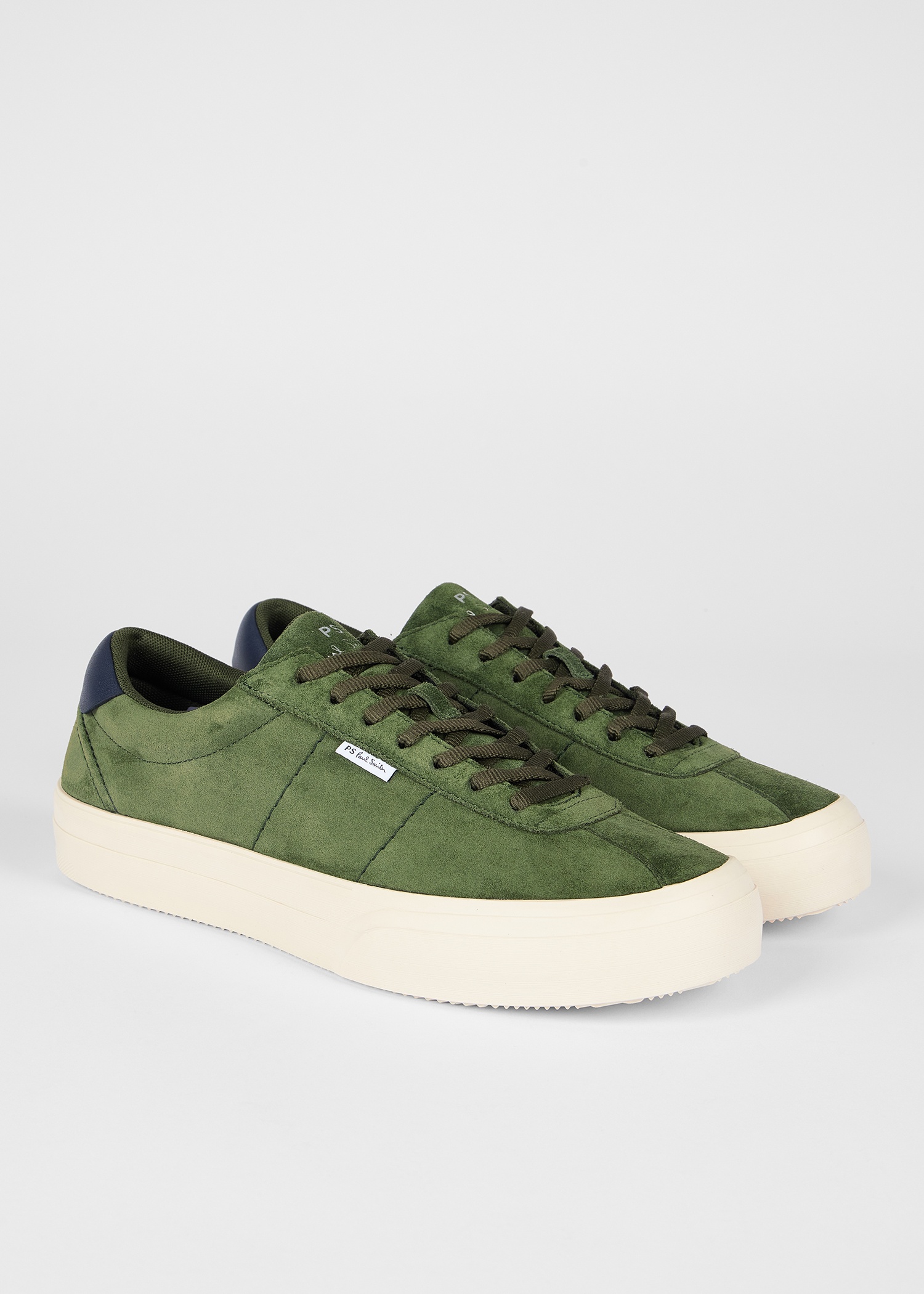 Khaki Green Suede 'Dillon' Trainers - 2
