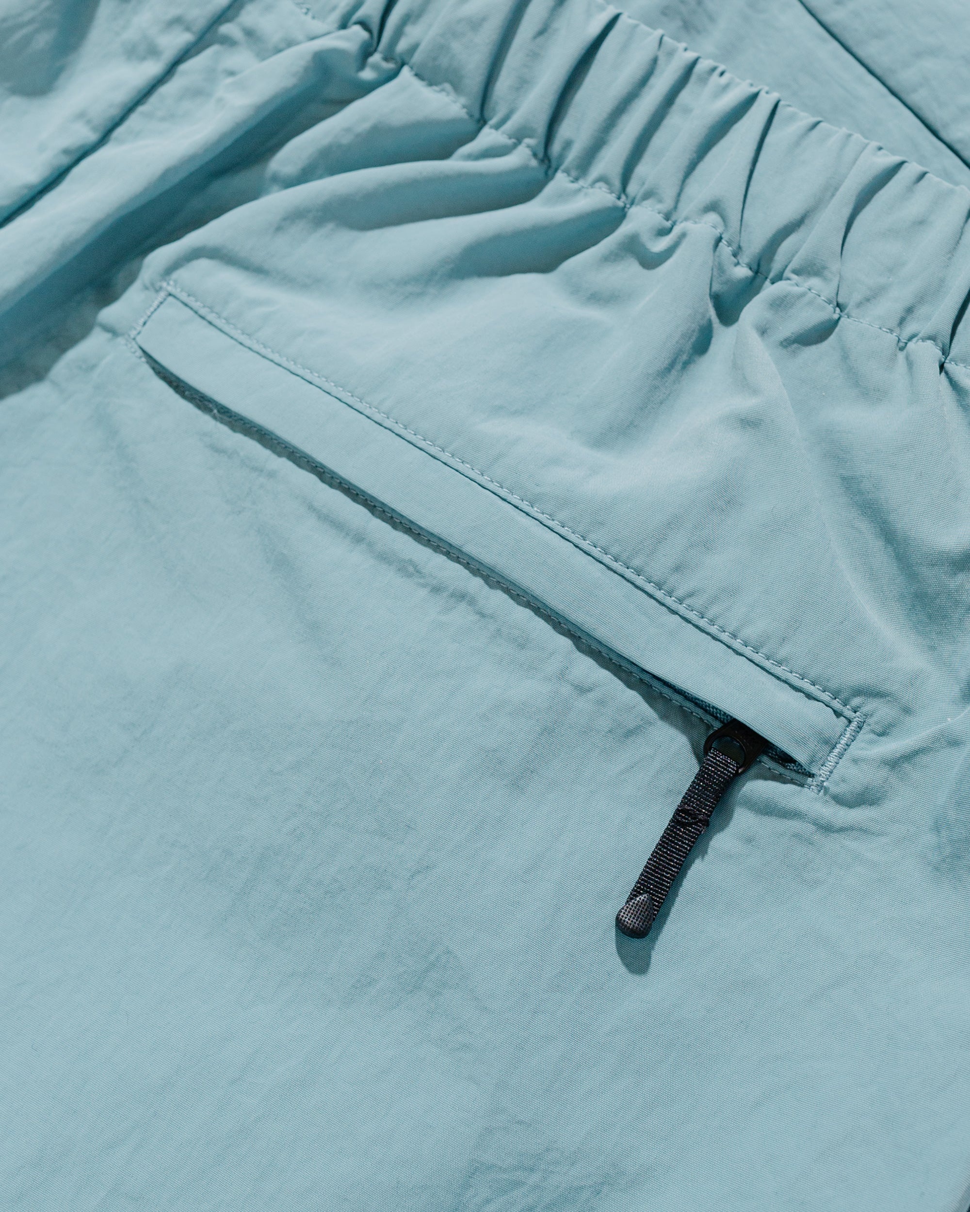 Nylon Shorts Smoke Aqua - 5