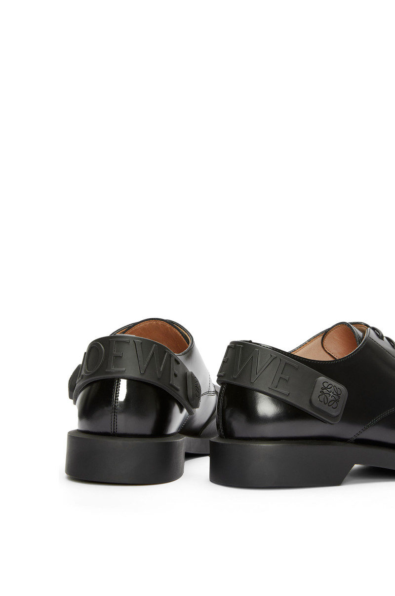 Derby shoe in rubber and brushed-off calfskin 5