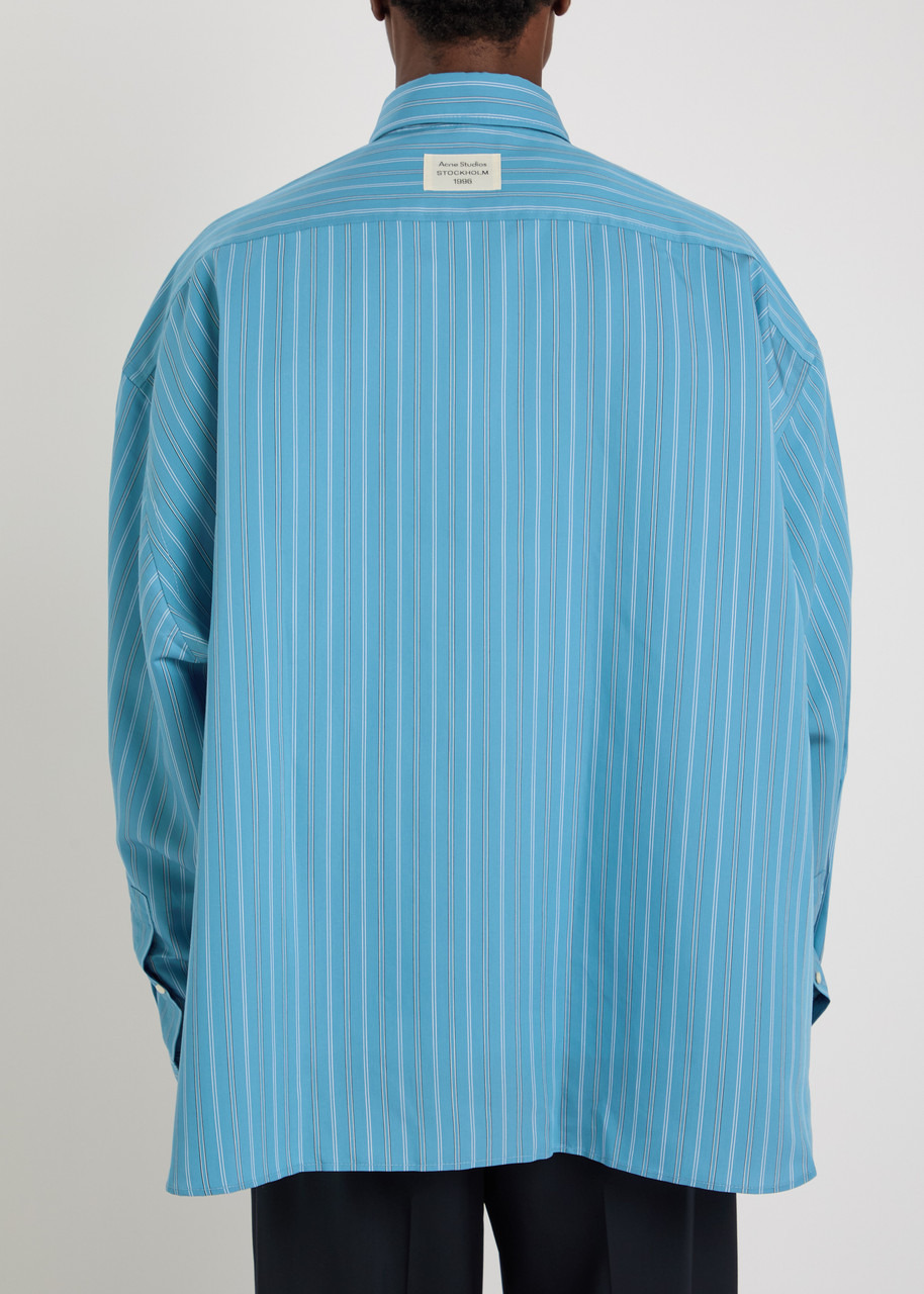 Acne Studios Striped Lyocell-blend Shirt - 3