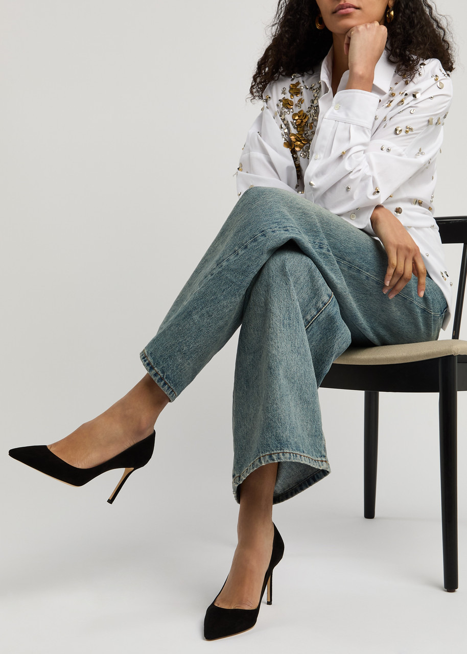 Jimmy Choo Romy 85 Suede Pumps - 5